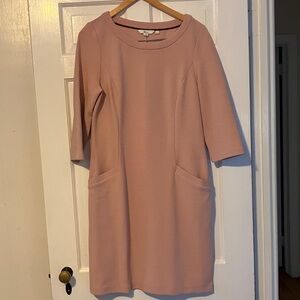 Boden Pink Ottoman Jasmine Dress